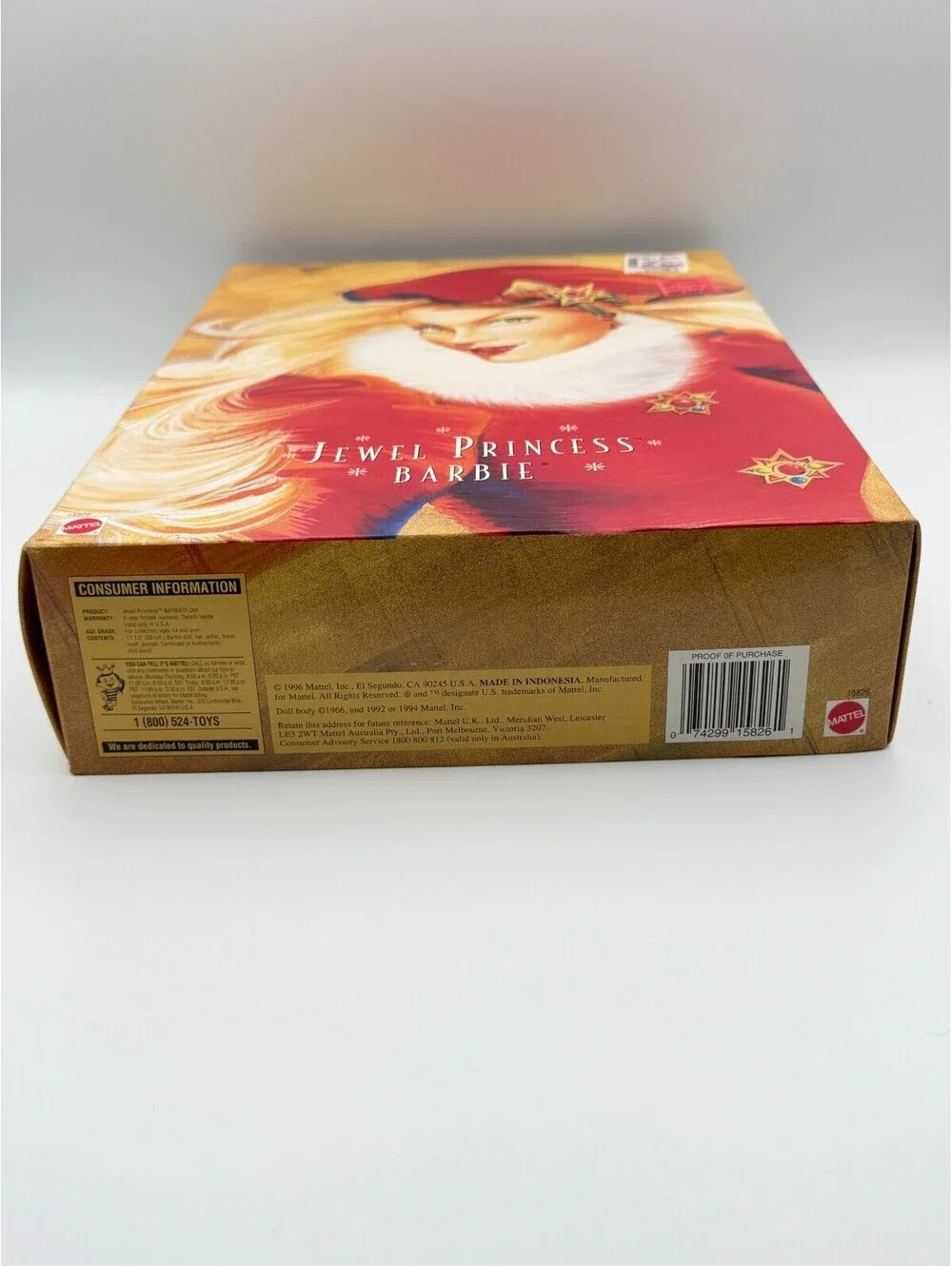 VTG 1996 Limited Edition Jewel Princess Barbie The Winter Princess Collection